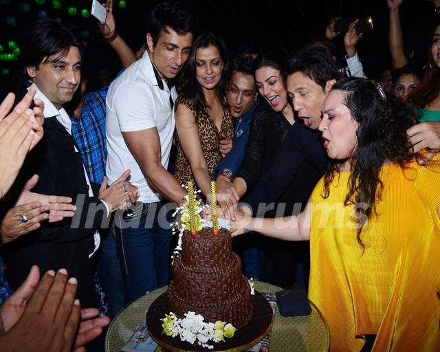 Cake Cutting Picture of Pankita Sardani and Arun Sheshkumar's Bash