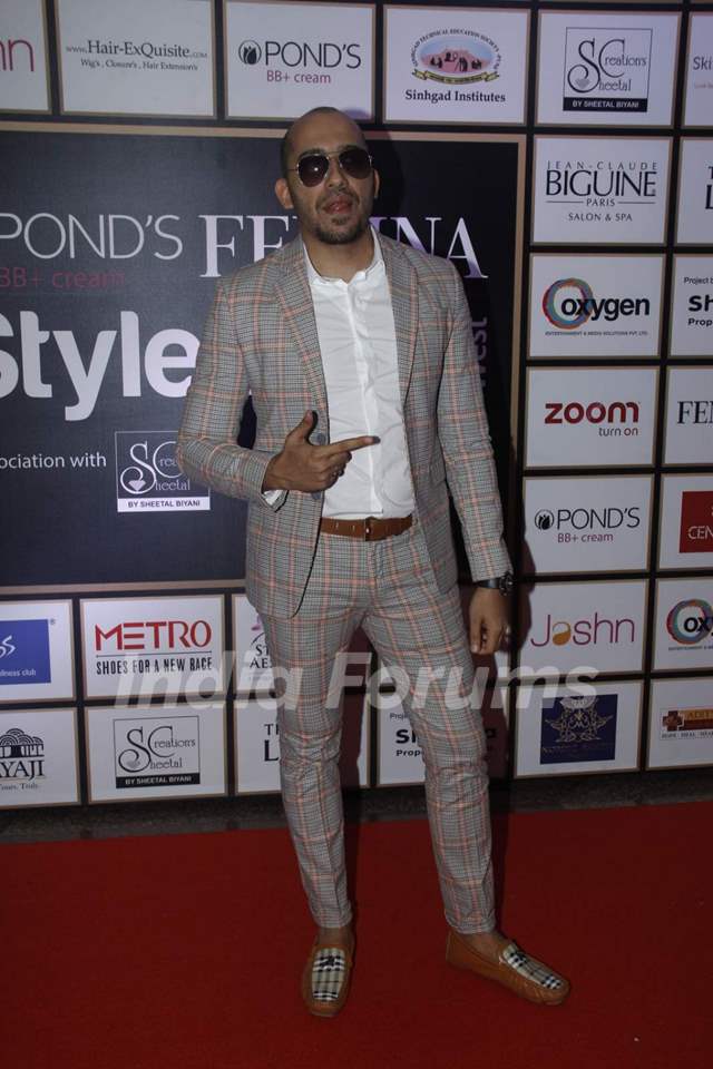 Ali Quli Mirza poses for the media at Femina Style Diva &#8203;West &#8203;Awards 2015