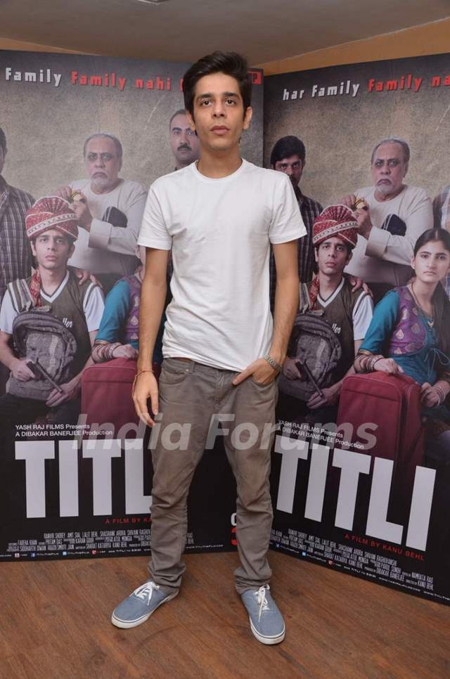 Shashank Arora poses for the media at the Press Meet of Titli
