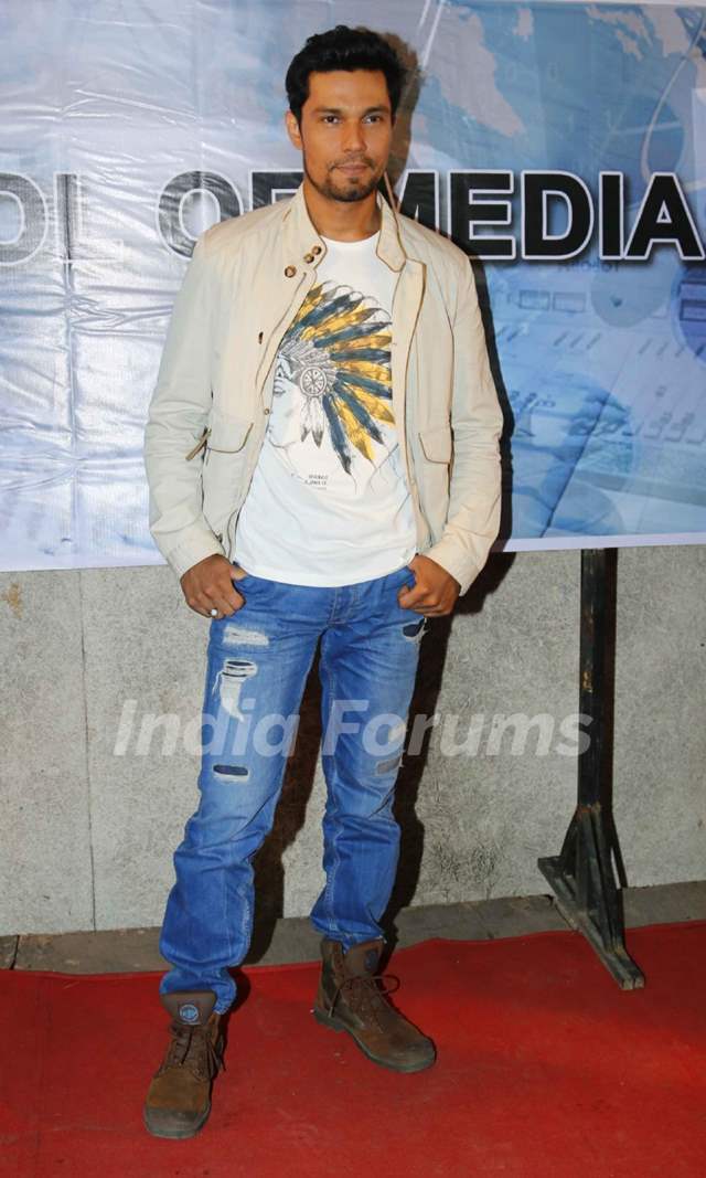 Randeep Hooda at Promotions of Main Aur Charles