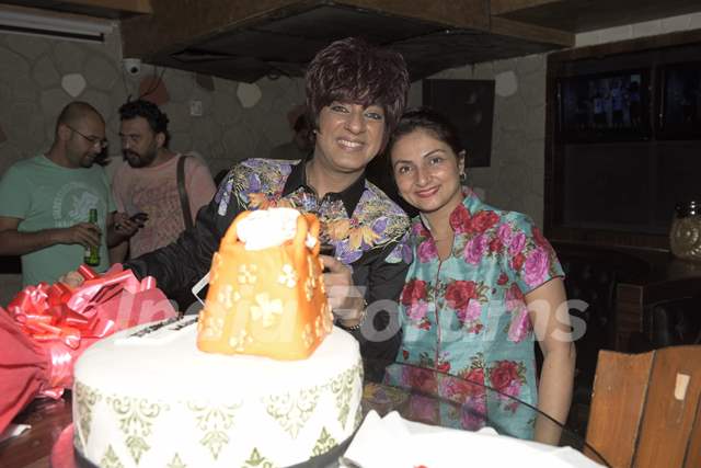 Rohit Verma and sister Anupama Verma at Birthday Bash