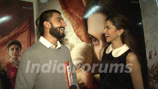 Ranveer Singh speaks on Bajirao Mastani