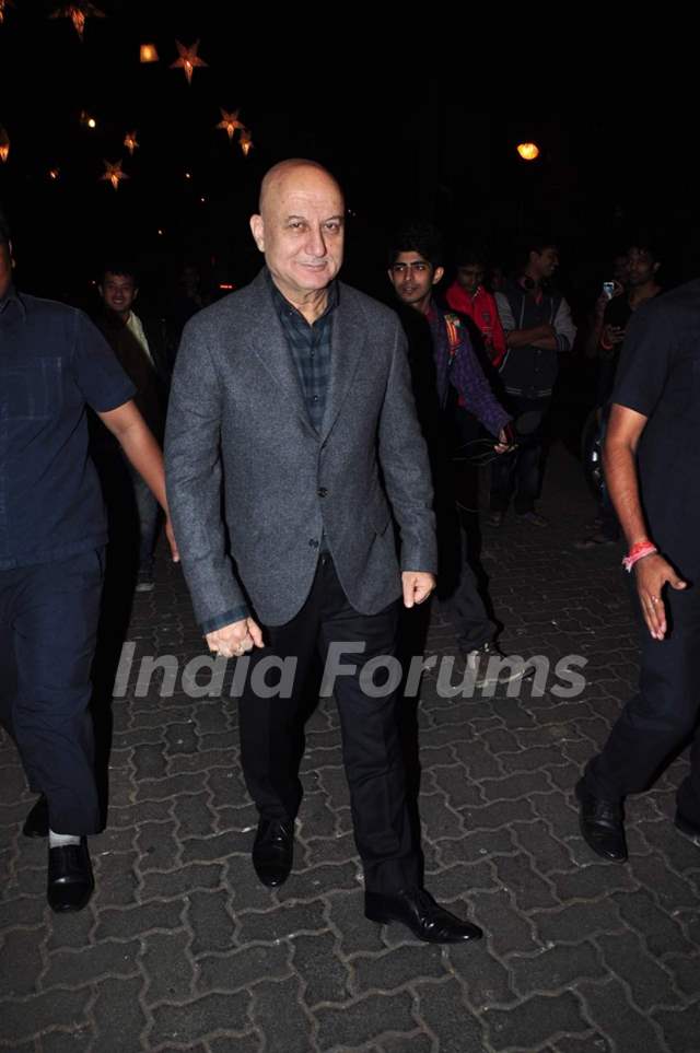 Anupam Kher at Anil Kapoor's Birthday Bash