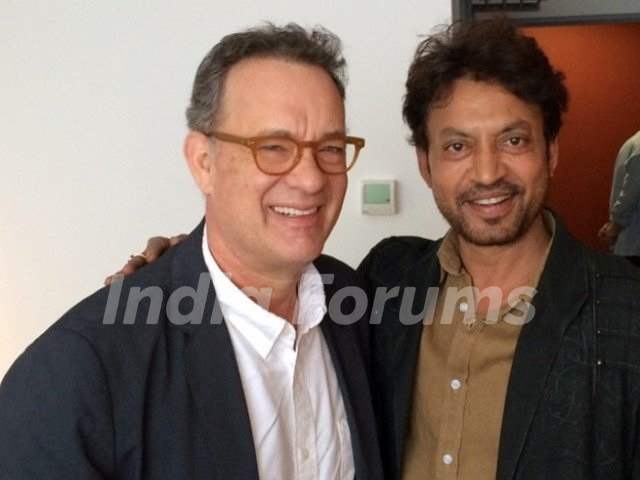 Irrfan Khan and Tom Hanks in Inferno