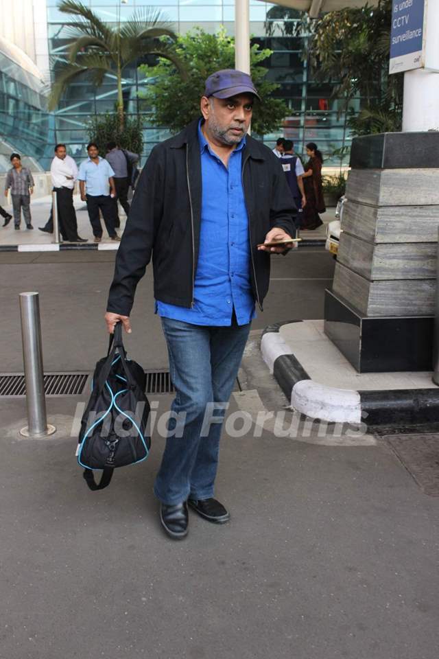 Paresh Rawal was snapped at Airport