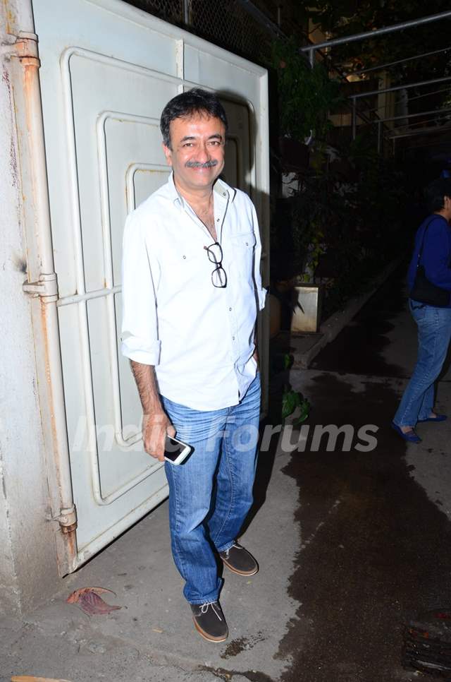 Rajkumar Hirani at Special Screening of Saala Khadoos