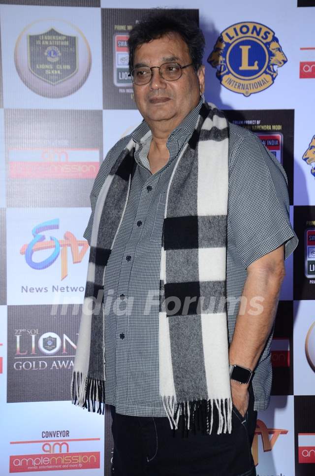 Subhash Ghai at Lion Gold Awards