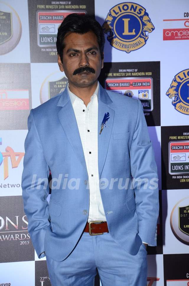 Nawazuddin Siddiqui at Lion Gold Awards