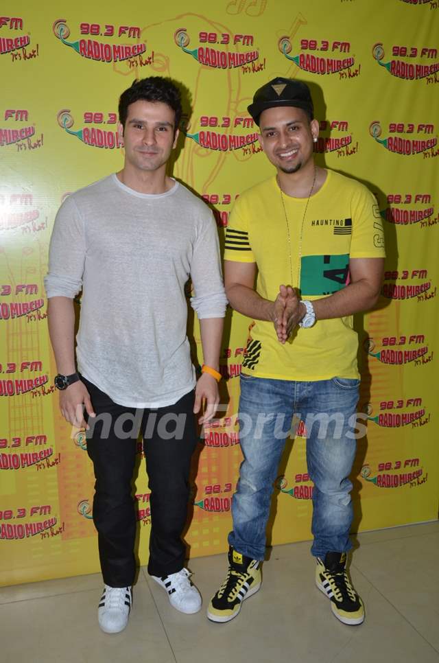 Girish Kumar and Parichay for Promotions of Loveshhuda at Radio Mirchi