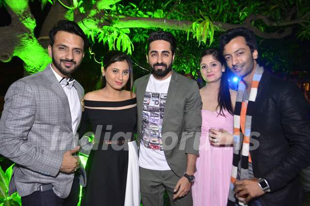 Ayushmann Khurrana at Cocktail Party for Ali Merchant and Anam