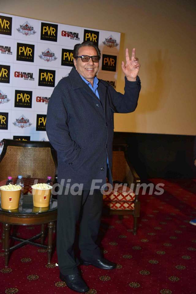 Dharmendra at Promotions of Ghayal Once Again in Delhi
