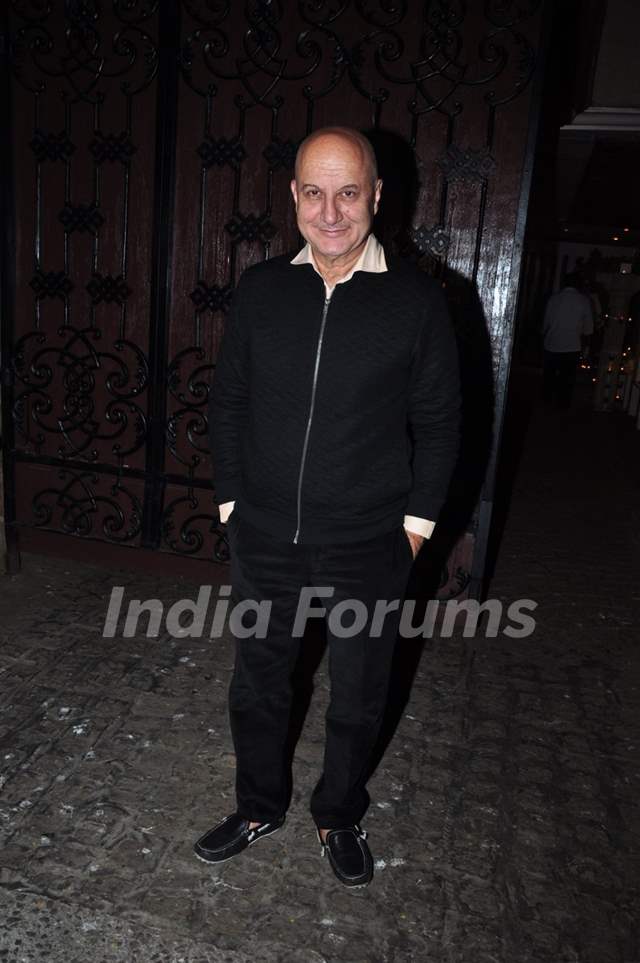 Anupam Kher at Anil Kapoor's Bash for 24 Season 2