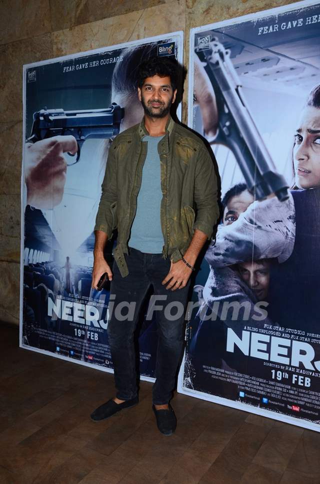Purab Kohli at Special Screening of 'Neerja'