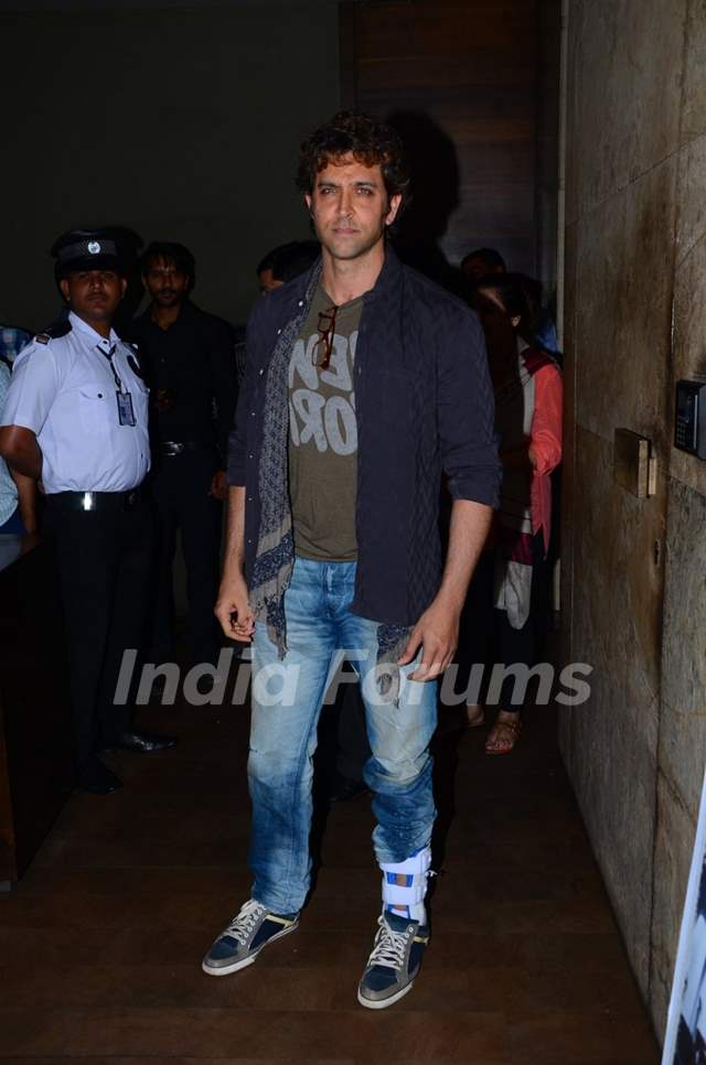 Hrithik Roshan at Special Screening of 'Neerja'