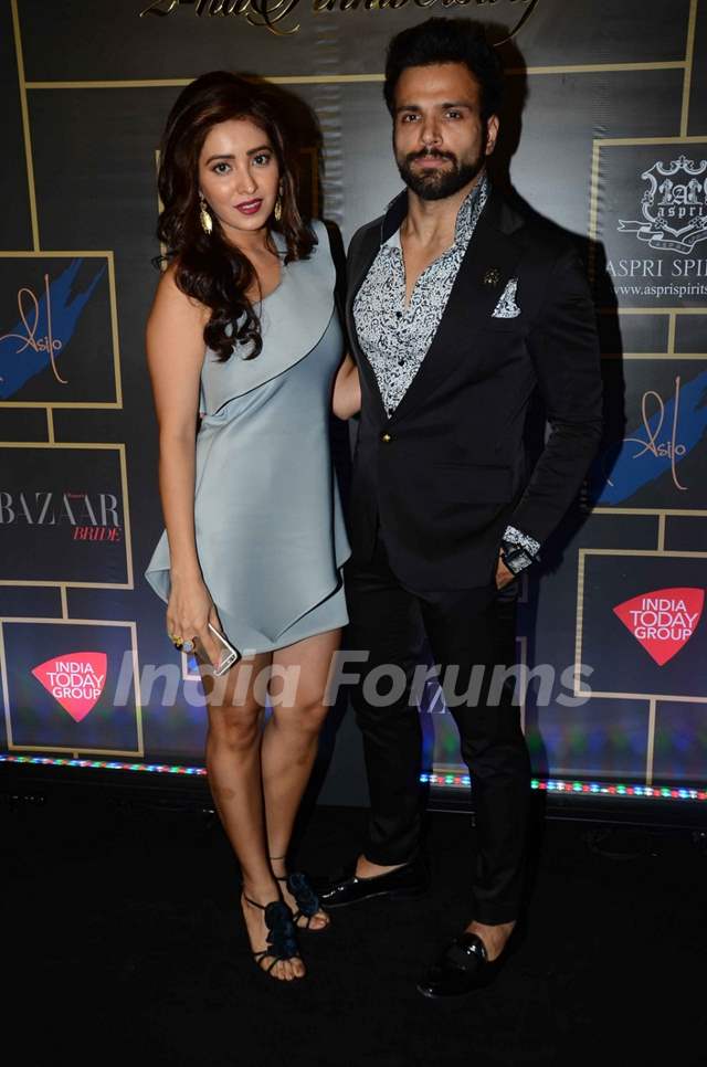Rithvik Dhanjani and Asha Negi at Harper's Bazaar Bride Anniversary