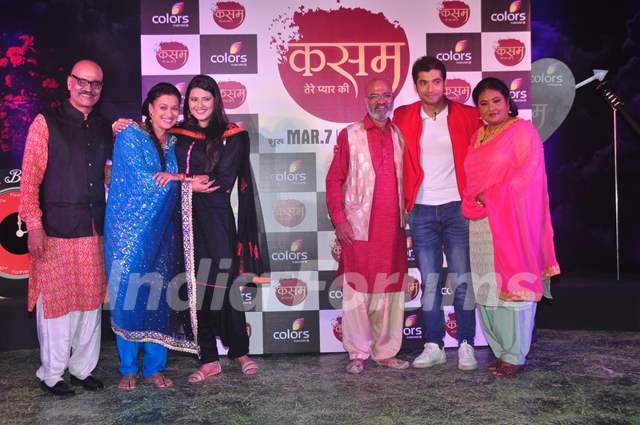 Cast of Colors' New Show 'Kasam Tere Pyaar Ki' Photo