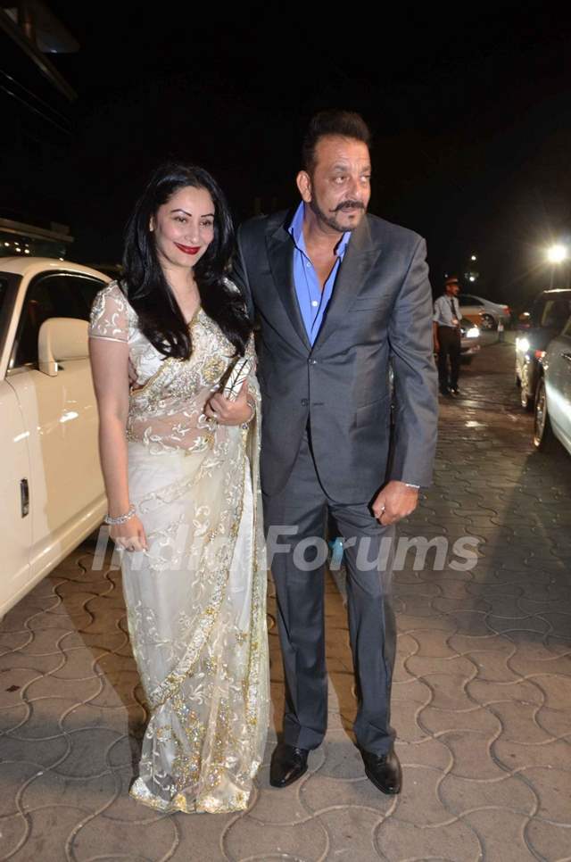 Sanjay Dutt and Manyata Dutt at Kresha Bajaj's Wedding