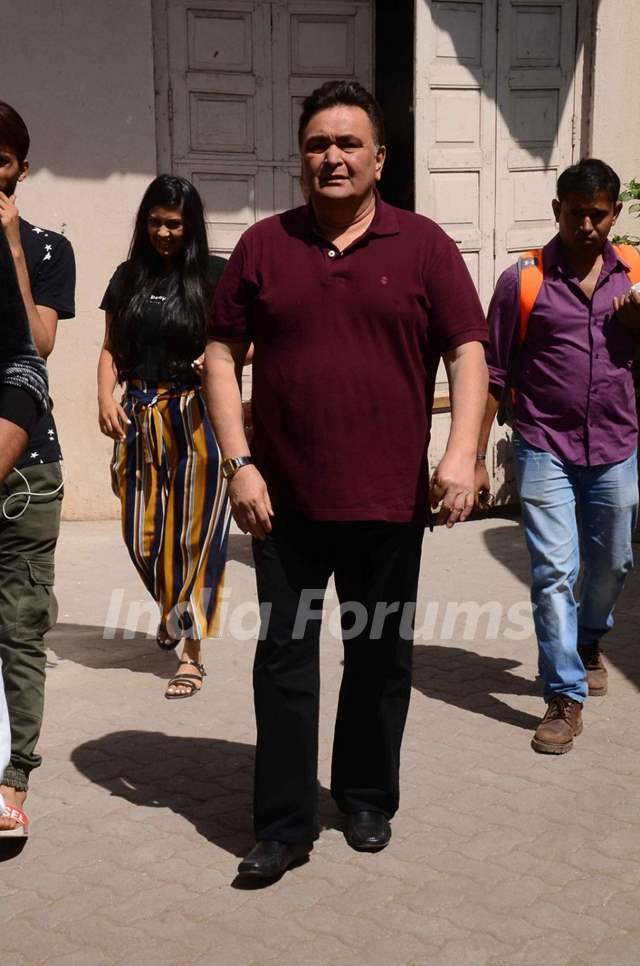 Rishi Kapoor at Kapoor & Sons Promotions