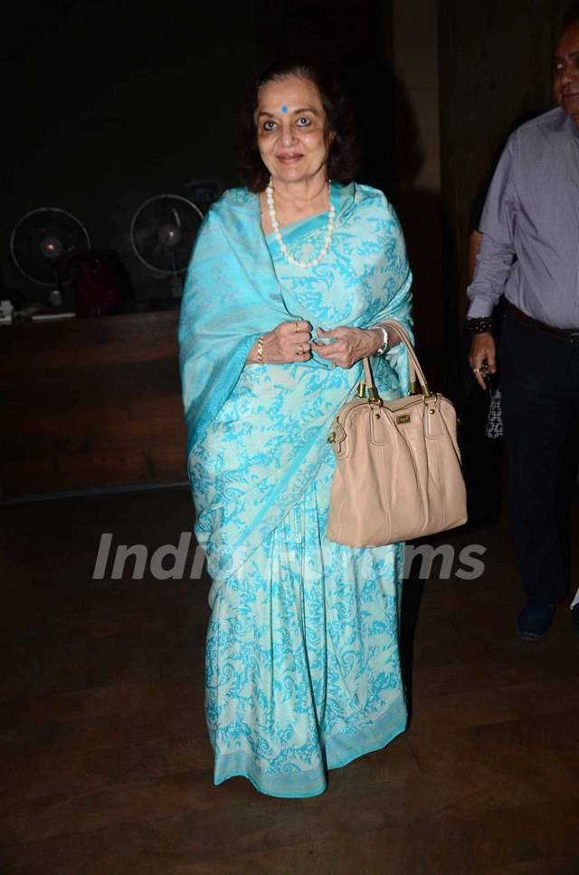 Asha Parekh at Special Screening of Kapoor & Sons