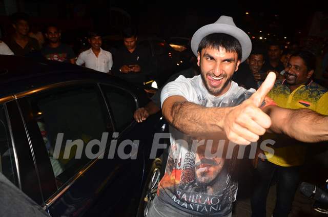 Ranveer Singh at Sanjay Leela Bhansali's Party for Winning National Award