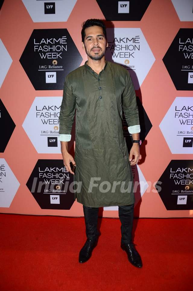 Dino Morea at Lakme Fashion Show 2016 - Day 4