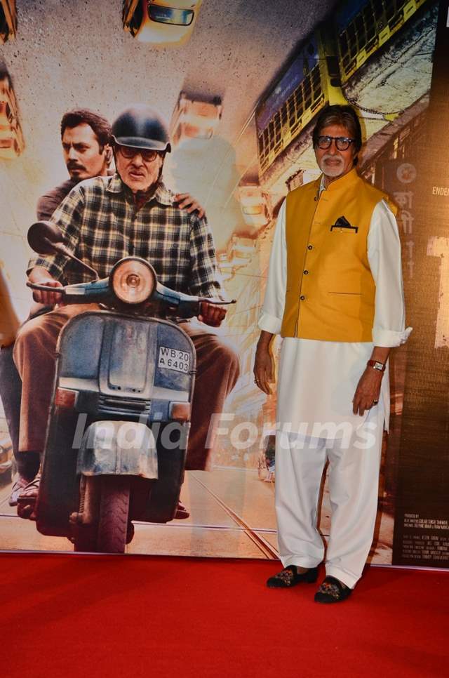 Amitabh Bachchan at Trailer Launch of 'TE3N'