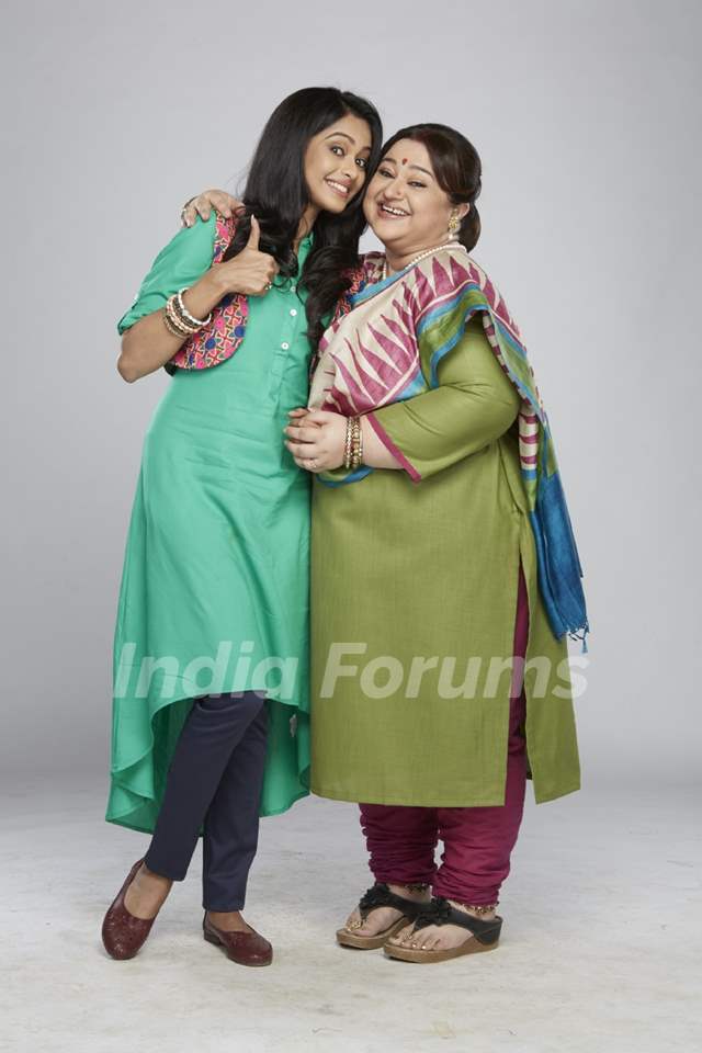 Supriya Shukla and Mugdha Chaphekar at Badi Door Se Aaye Hain