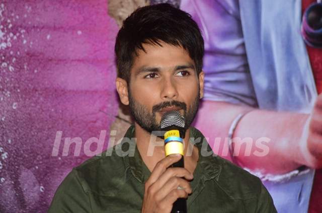 Shahid Kapoor at Press Meet of 'Udta Punjab'