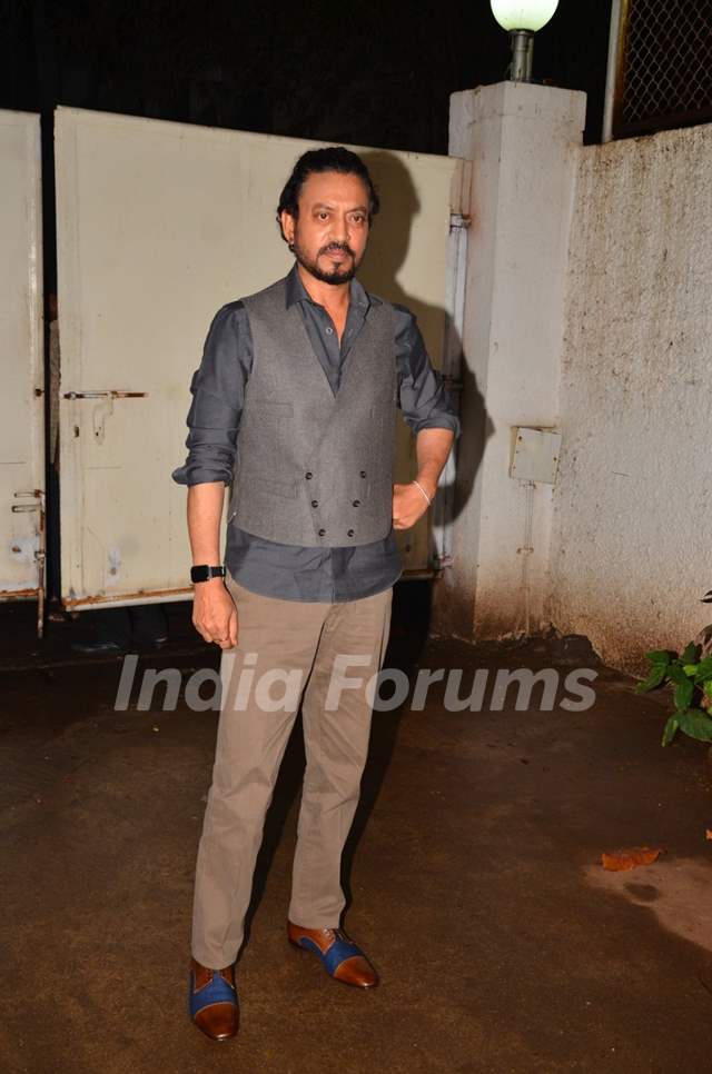 Irrfan Khan at Special screening of the film “Madaari”