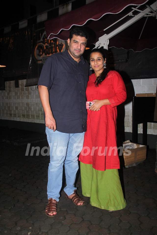 Vidya celebrates Siddharth Roy's bday with a dinner date