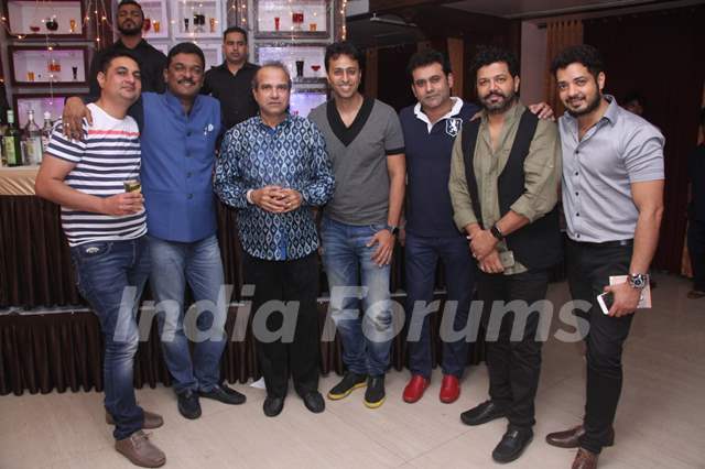 Salim Merchant with guests at Suresh Wadkar's Birthday Bash!