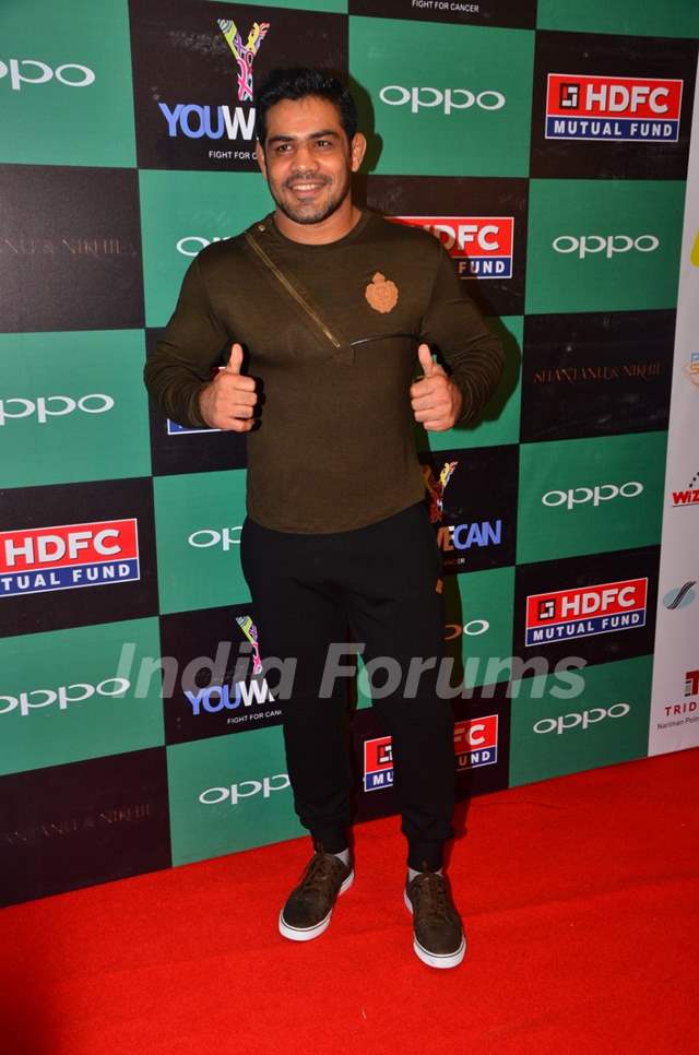 Sushil Kumar at Launch of Yuvraj Singh's new Clothing line 'YouWeCan'