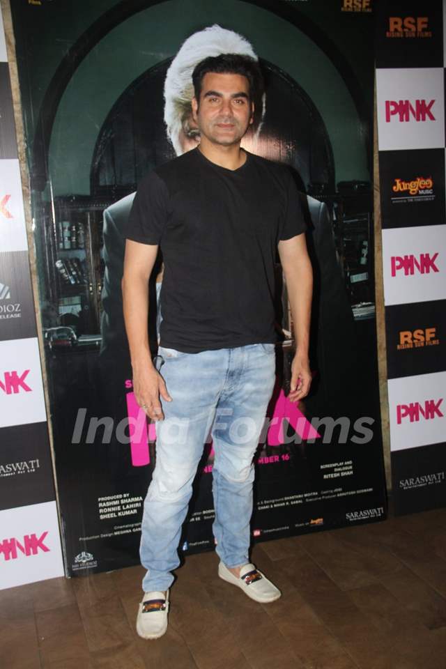 Arbaaz Khan at Special screening of Film 'Pink' at Light Box