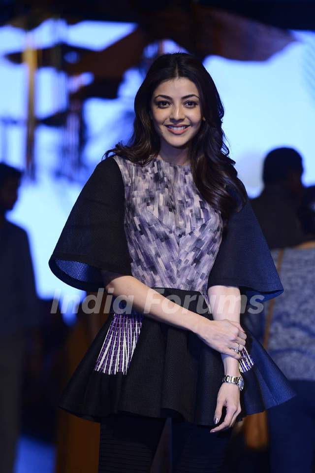 Kajal Aggarwal at Lakme Fashion Week 2017 Day 1