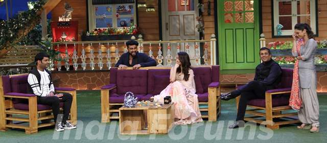 Arjun Kapoor, Shraddha Kapoor and Chetan Bhagat Promotes 'Half Girlfriend' on The Kapil Sharma Show