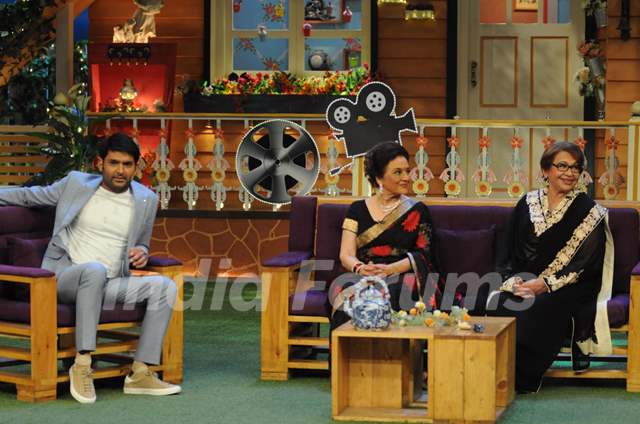 Asha Parekh and Helen on the sets of 'The Kapil Sharma Show'