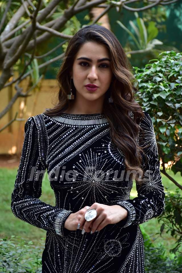 Sara Ali Khan at the sets of Indian Idol 10 for the promotion of movie ...