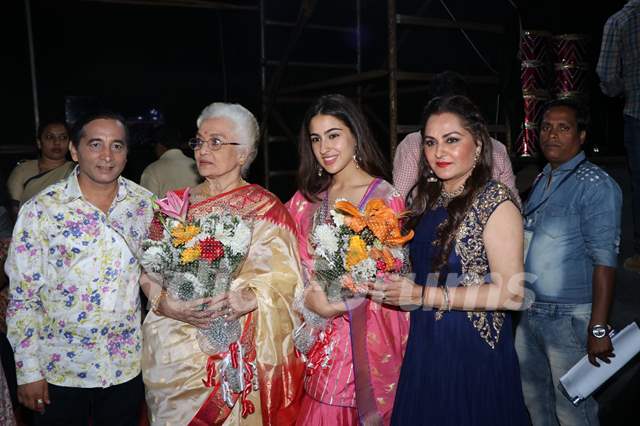 Sara Ali Khan, Jaya Prada snapped at Marathi Taraka Awards 2019 Media