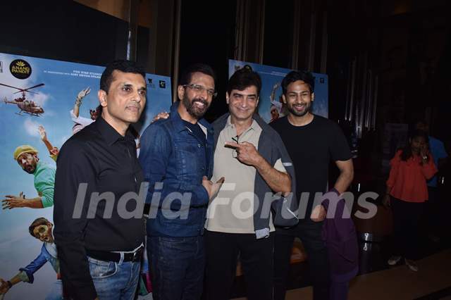 Indra Kumar and Javed Jaffrey at the special screening of Total Dhamaal
