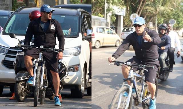 Salman Khan cycling 