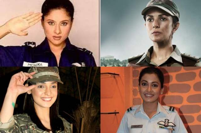 Television Actresses in Uniform