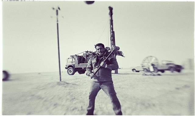 Salman Khan in the oil fields of Middle East