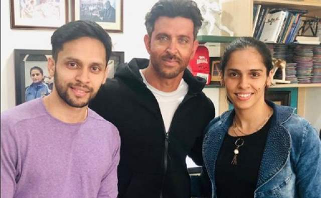 Saina Nehwal and Hrithik Roshan