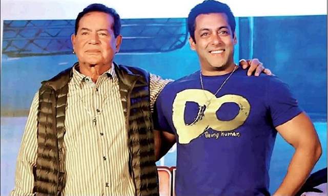 Salman Khan with father Salim Khan