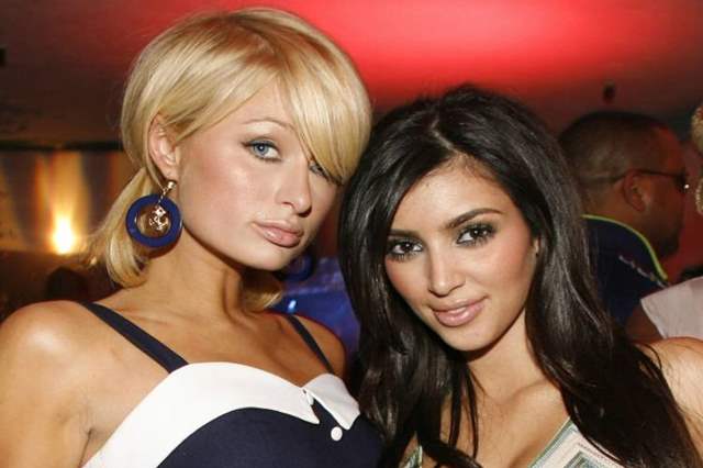 Kim Kardashian and Paris Hilton