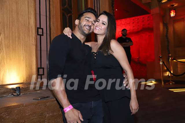 Anita Hassanandani and Rohit Reddy Snapped at their song launch