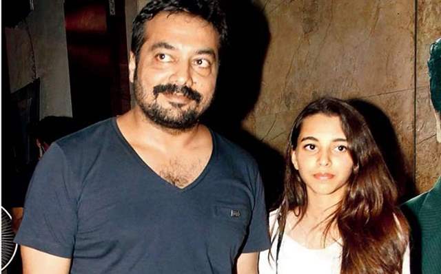 Anurag Kashyap with his daughter