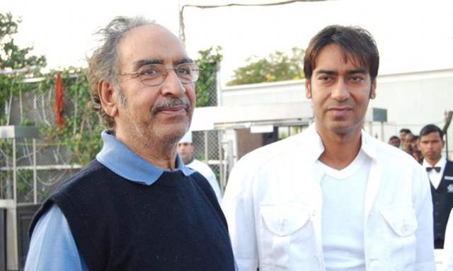 Ajay Devgn and father Veeru Devgn