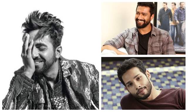 Ayushmann Khurrana Vicky Kaushal and Siddhant Chaturvedi