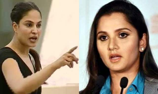 Sania Mirza and Veena Malik engage in a nasty twitter fight